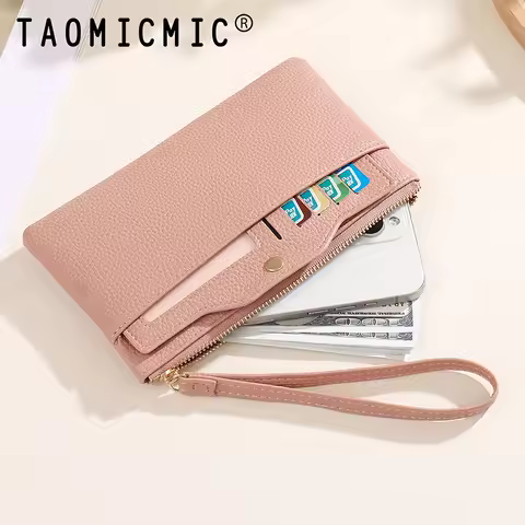 GGbingo Slim PU Wallet: 8 Card Slots, Holds iPhone 14Pro Max, 85g Lightweight & 8 Color Choices
