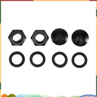 Rear Windshield Glass Strut Hardware Kit Fit for   92-95 Hatchback EG6  Black