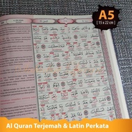 Miliki Al Quran Al Hadi A5 Al Quran Terjemah Perkata Latin Dan Tajwid