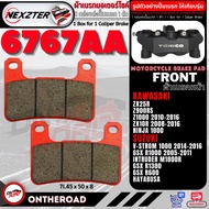 6767AA NEXZTER ผ้าเบรคหน้า KAWASAKI Z900RSZ1000 2010-16ZX10R 2008-16NINJA1000 / SUZUKI GSXR600GSXR10