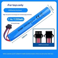 Li-ion14500 7.4V 2800 mAh SM 4pin Battery Rechargeable  charger Electric remote control toy