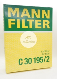 BENZ กรองอากาศ ไส้กรองอากาศ Air filter Mann  C 30195/2  เบนซ์  รุ่น W202 C220 C180 C200