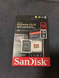 SanDisk Extreme PLUS 256GB microSDXC UHS-I Card & Adapter