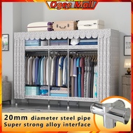 Ogee 20mm Alloy Wardrobe Curtain Wardrobe Cabinet Organizer Almari Baju Murah  Closet  Almari pakaia