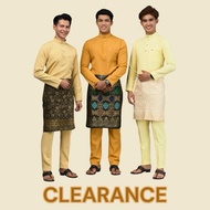 [CLEARANCE STOCK] Baju Melayu Slim Fit Kuning Yellow : Keek Collection