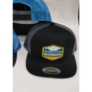 Men Cap Ikanz Shimano Trucker Snapback Cap Memancing ikan Trucker Snapback