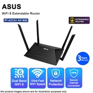 ASUS RT-AX53U AX1800 Dual Band WiFi 6 Extendable Router Subscription Free Network Security Built-in 