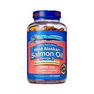 PURE ALASKA OMEGA - 野生純正阿拉斯加三文魚油 1000mg 210粒裝 (平行進口)