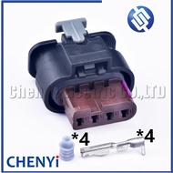 4 Pin Automotive waterproof connector Wire harness plug 4H0973704A 4H0 973 704 A 4H0973704 For VW Au