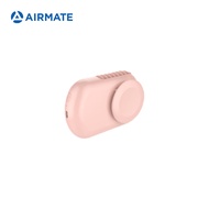 Airmate艾美特 USB日系掛脖/桌立充電風扇U902/ 草莓粉