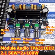 Module khuếch đại Audio 2.1 2x50W+100W TPA3116D2 class D Bass riêng kde5236