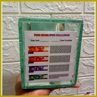 ۞ ✗ ◑ Glass alkansya ipon challenge 2024 4x5