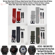 FQQ 26mm Quick Fit Watch Strap For Garmin Fenix 5X Plus 6X Pro Sapphire