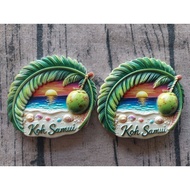 Ready Stock Tourist Souvenirs Around the World♡3D HD Computer Coloring Three-Dimensional Embossed Re
