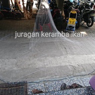 COD JALA LEMPAR JALA IKAN 35 METER BAHAN SENAR LUBANG 3/4 IN ATAU JARI KELINGKING SIAP PAKAI