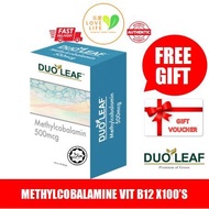 EXP12/25 Duoleaf Methylcobalamin (Vitamin B12) - 100's +
