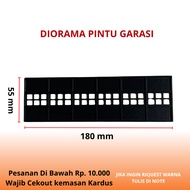 Garage Door Diorama Accessories - Hotwheels Diorama