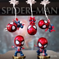 5pcs Disney Movie Figure Model Anime Action Figures Spider Man Kawaii Cartoon Car Cake Decoration Children's Toys Dolls