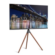 ProMounts Artistic Easel TV Stand with Swivel and Tripod Base for 47-72 inch LED LCD OLED Flat Scree