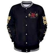 Jaket Pria-Jaket Tokyo Revengers Varsity Jacket - Jaket Anime Tokyo Revengers Manji Gang