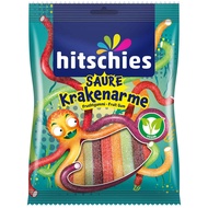 Hitschies Saure Krakenarme เยลลี่ผลไม้รวม  เคี้ยวหนึบ น้ำหนัก 125 กรัมสินค้าจากเยอรมัน  (Vegen)  Exp