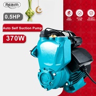 REAIM Automatic Water Pump 370W/0.5HP  Booster Pump Self-Priming Water Pump