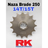 RK Front Sprocket 520 Depan NAZA BLADE 250 Spare Part Gear NazaBlade250 Blade250 NazaBlade