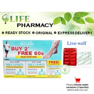 Live Well Mecomin 500mcg [ 1 box { Expiry:2024 } Vitamin B12, Mecobalamin