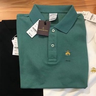 2023 Brooks Brothers/Booker Brothers Summer New Solid Classic T-shirt Short Sleeve Polo Fit
