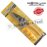 HASSTON PROHEX Curved Flower Scissors Gg. Yellow 8inch 1350-119