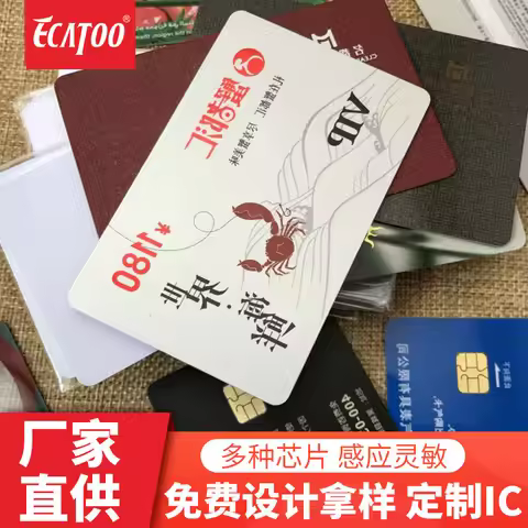 Customized. Factory PVC Hairy Crab Delivery Card