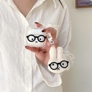 AirPods case for iPhone AirPods Pro 2 AirPods 3 AirPods 1/2 AirPods 4 Miffy Rabbit White EarPods Box