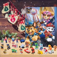 Christmas Advent Calendar PAW Patrol Themed Figures Toys 24 Days Countdown Surprise Random Inside Bo
