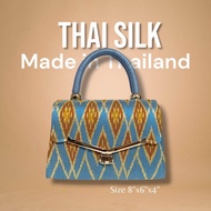 Miko s bags กระเป๋าผ้าไหมแท้ งานแฮนด์เมด