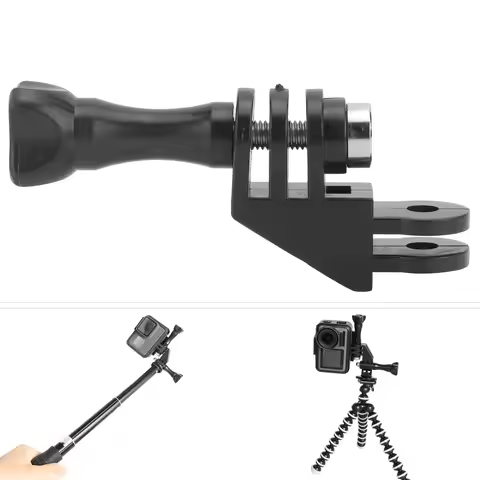 90 Degree Elbow Mount Adjustable Adapter with Screw for Gopro Camera 8 7 6 5 9 90 Degree Elbow Mount