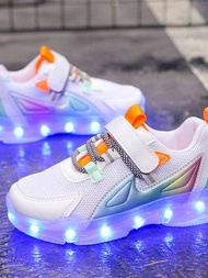 可充電兒童 Led 發光鞋,7 款彩色閃光運動鞋,適合男孩和女孩