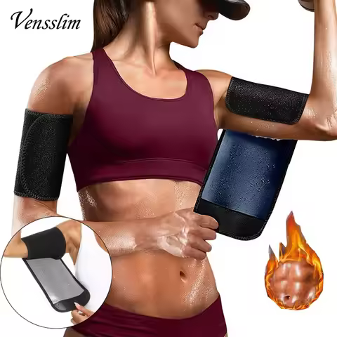 Sauna Slim Arm Trimmers Wraps Neoprene Arms Shapers Fat Burner Sauna belt Band Compress Sleeves Stra