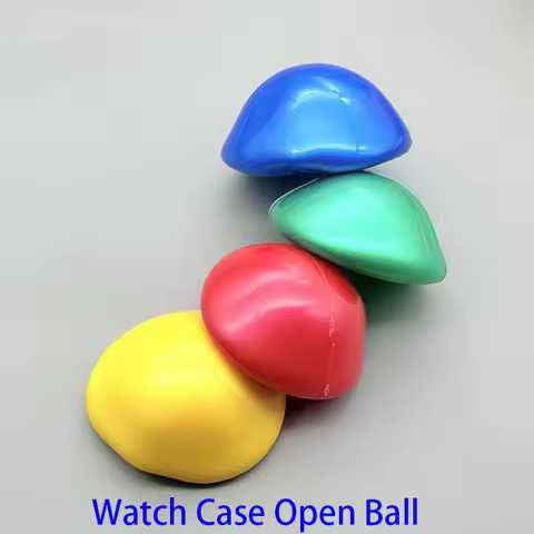 Watch Case Open Ball Blue Yellow red green Durable Rubber Safe Reliable Portable Watch Friction Ball