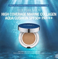 (KLAVUU) BLUE PEARLSATION HIGH COVERAGE MARINE COLLAGEN AQUA CUSHION SPF50+ PA+++ - INDIVIDUAL AND R