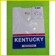 ✾ ⚠ ◝ ✒ KENTUCKY WHITE VNECK TSHIRT FOR ADULTS