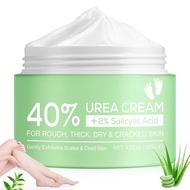 Urea Cream 40 Percent Plus 2% Salicylic Acid, 40% Urea Cream Suitable for Rough and Cracked Skin on 