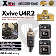 Xvive U4R2 Wireless In-Ear Monitoring System with 2 Receivers ( U4 / U4-R2 )