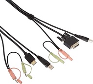 Aten 2L-7D02DH USB HDMI to DVI-D KVM Cable with Audio, 1.8m