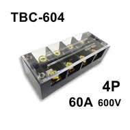 BF เทอร์มินอล บล็อค 60A 600V Terminal Block มีให้เลือกหลายขนาด 3P 4P 6P TBC-603 TBC-604 TBC-606