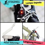 Lampu Rem sepeda lipat polygon united mtb Anti Air V Mini Waterproof