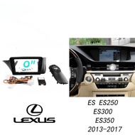 LT 9 inch android head unit 2din radio frame mask stereo center panel bracket dashboard for Lexus ES ES250 ES300 ES350 2013-2017