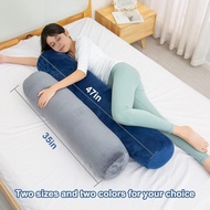 Comfortable Round Bolster Pillowcase Neck Back Knee Support Long Body Cushion Cover Nursing Pregnanc