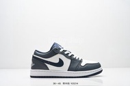 全新帶盒🌸Nike Jordan 1 Low 藍白灰 皮革 經典低幫運動鞋 舒適百搭板鞋 休閒鞋