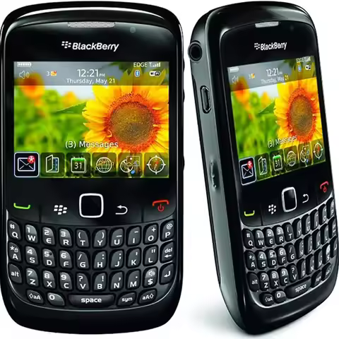 BlackBerry Curve 8520 Mobile Cell Phone Smartphone 2G WIFI Bluetooth Used BlackBerry OS Cellphone Or
