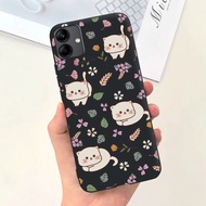 เคส A04สำหรับ Samsung Galaxy A04e เคสโทรศัพท์ TPU แบบน่มเคสลายการ์ตูนนักบินอวกาศน่ารักสำหรับ Samsung